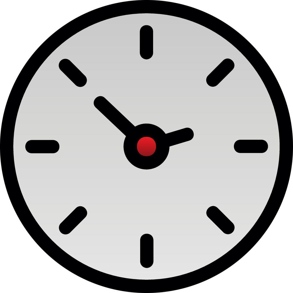 diseño de icono de vector de reloj