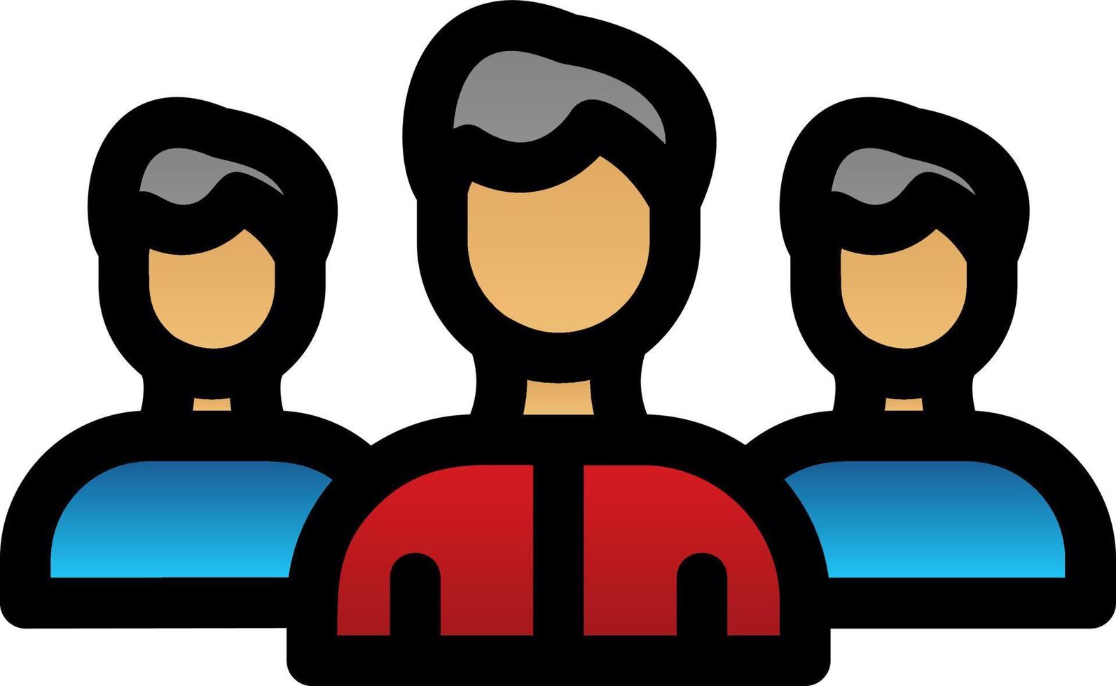 Team Vector Icon Design