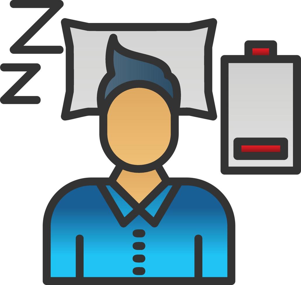 Fatigue Vector Icon Design