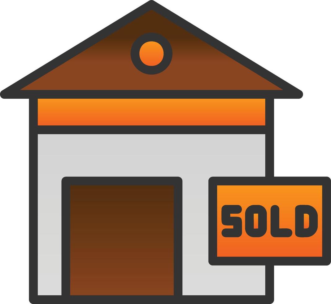 Sold Vector Icon Design