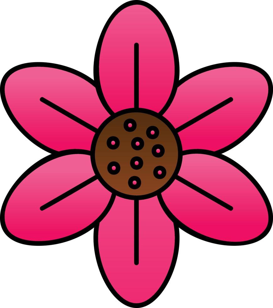 Cherry Blossom Vector Icon Design