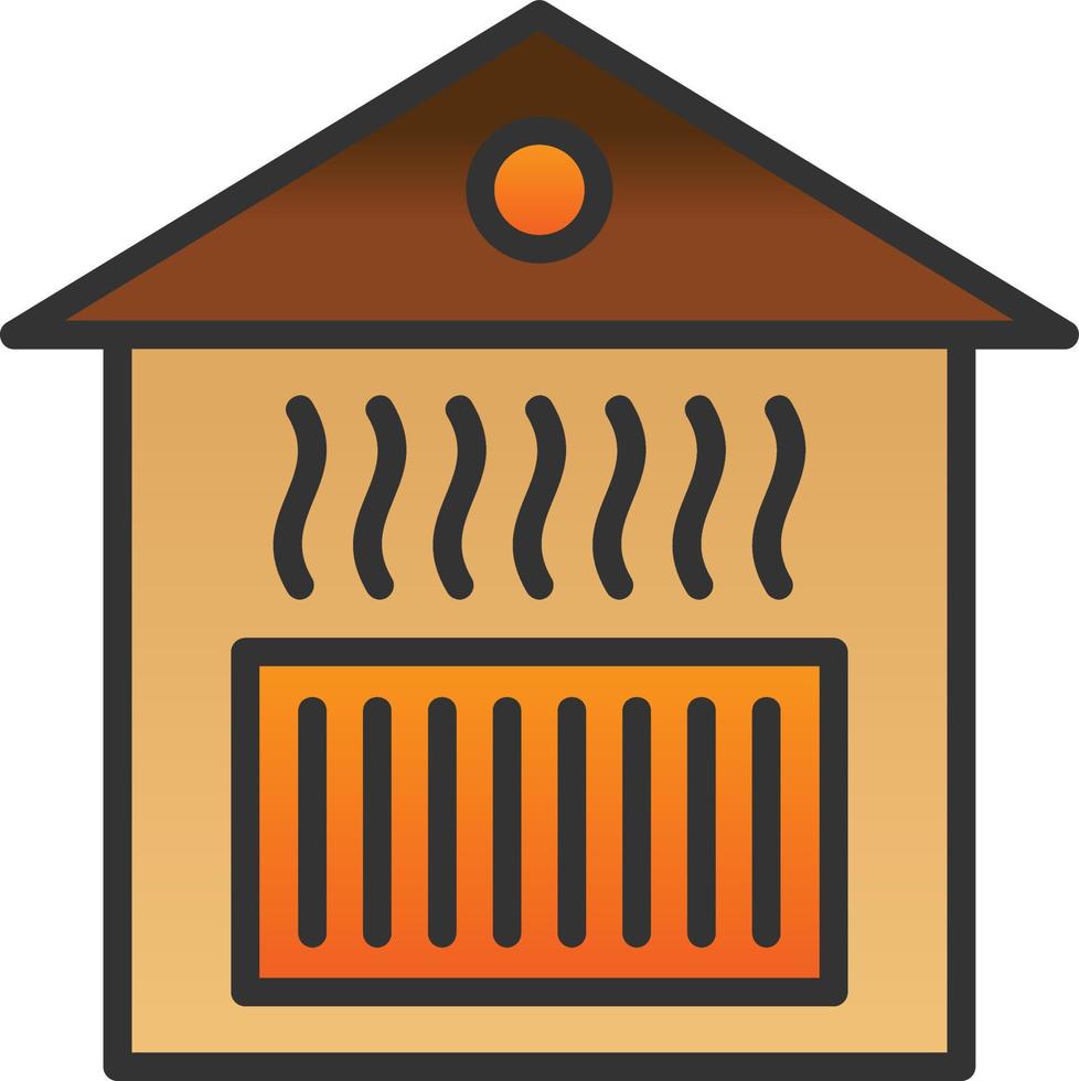 Heating Vector Icon Design