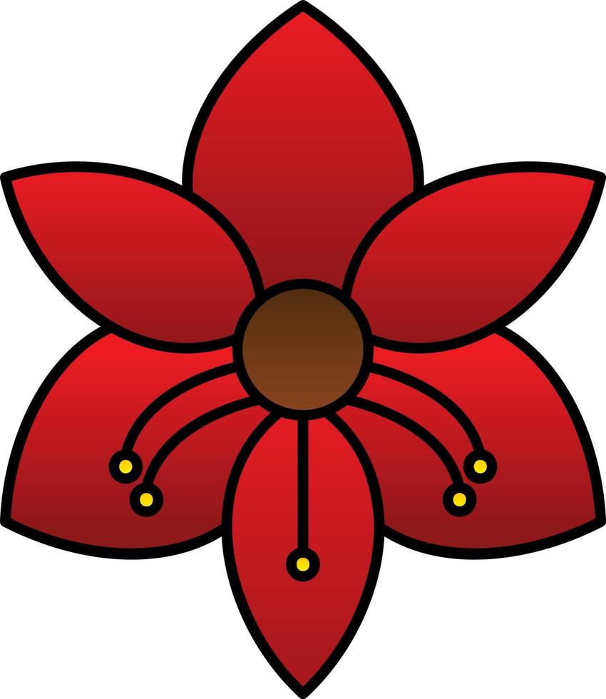 Amaryllis Vector Icon Design
