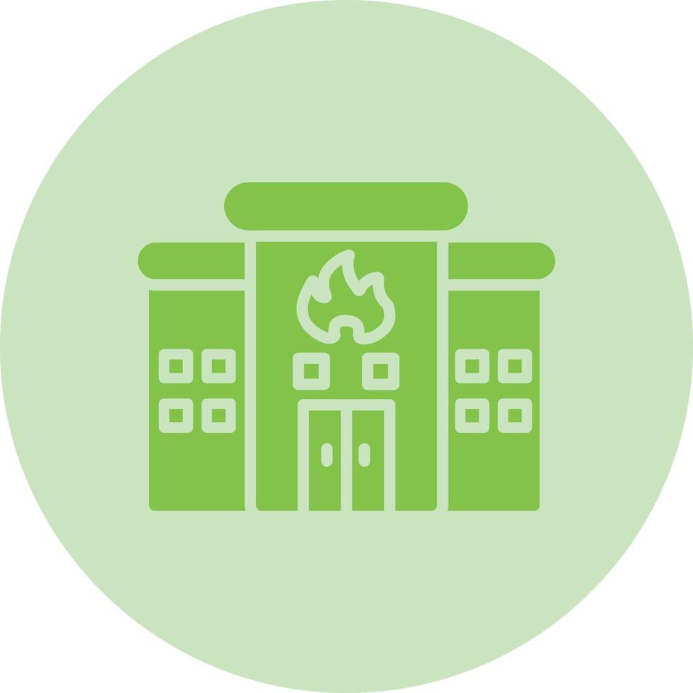 Fire Station Vector Icon