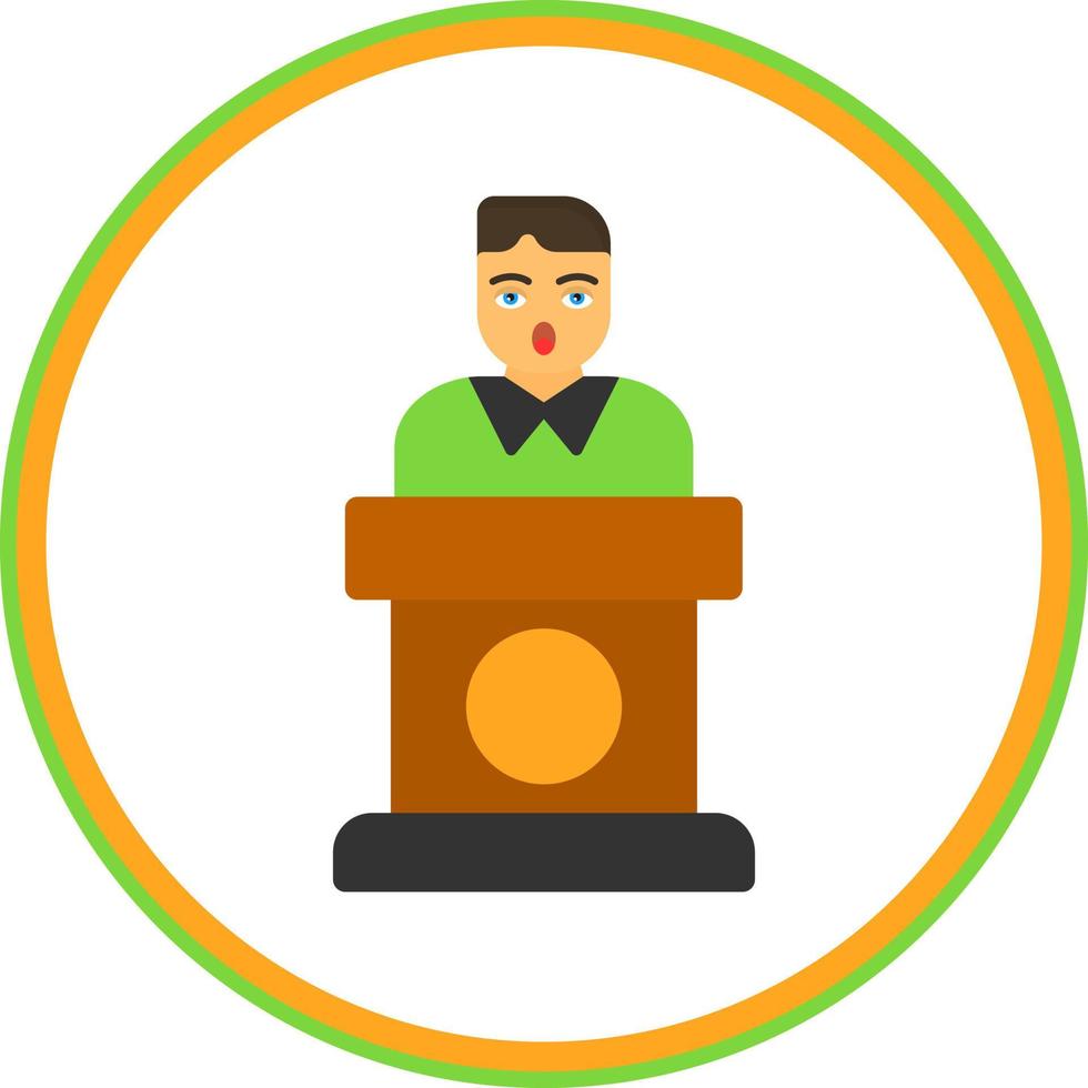 Politician Vector Icon Design
