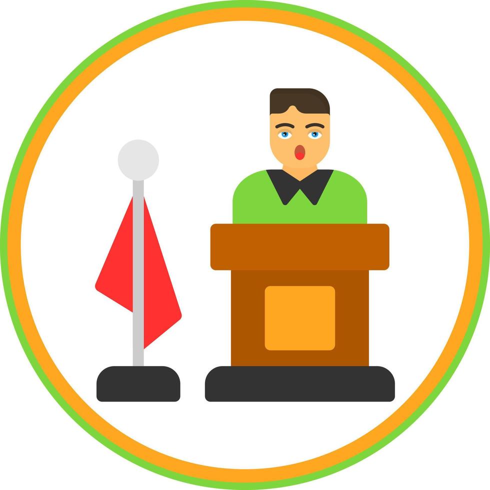 Mayor Vector Icon Design