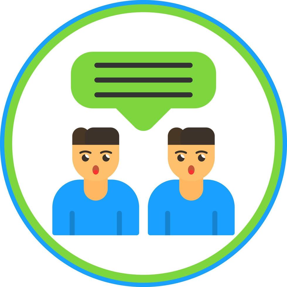 Talk Vector Icon Design