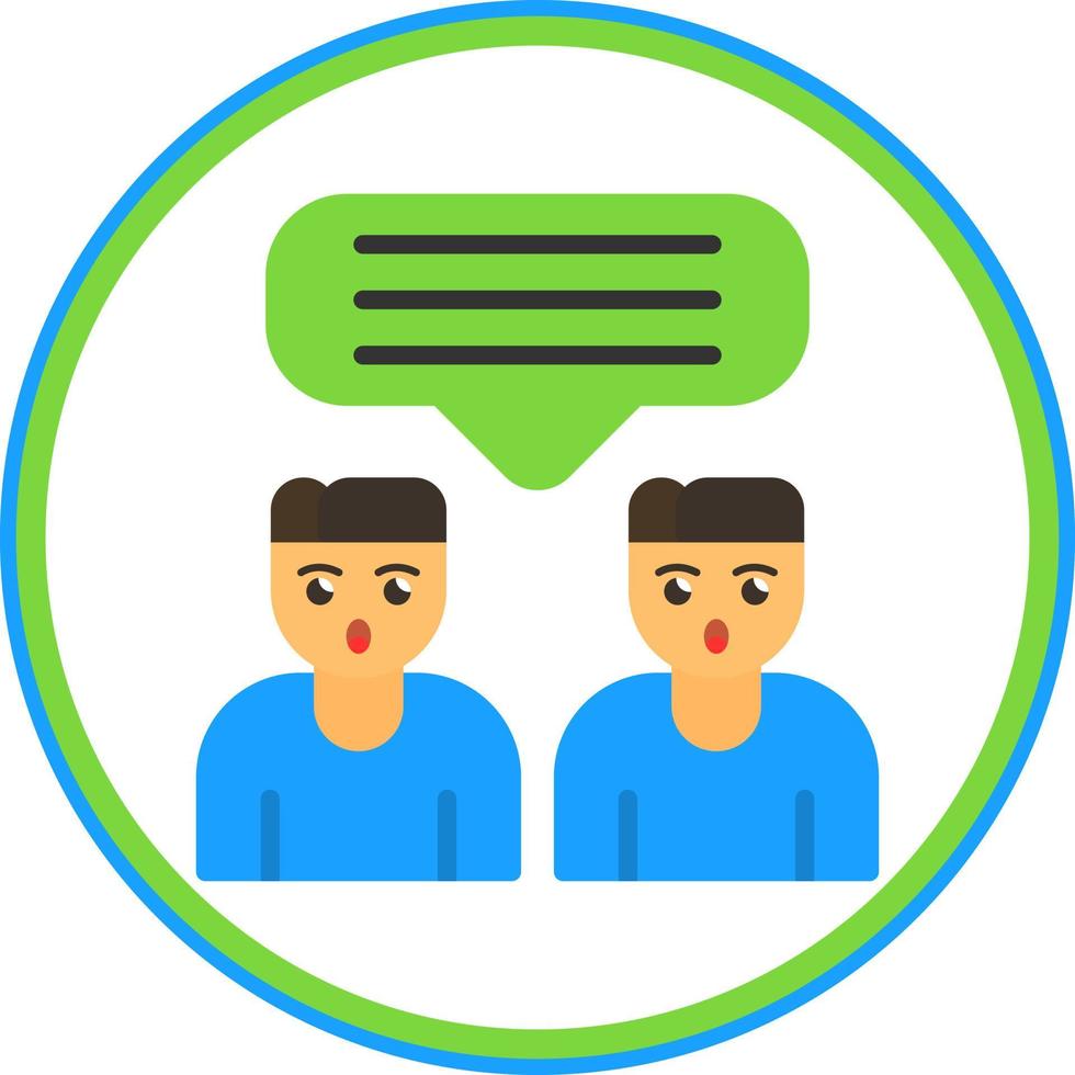 Talk Vector Icon Design