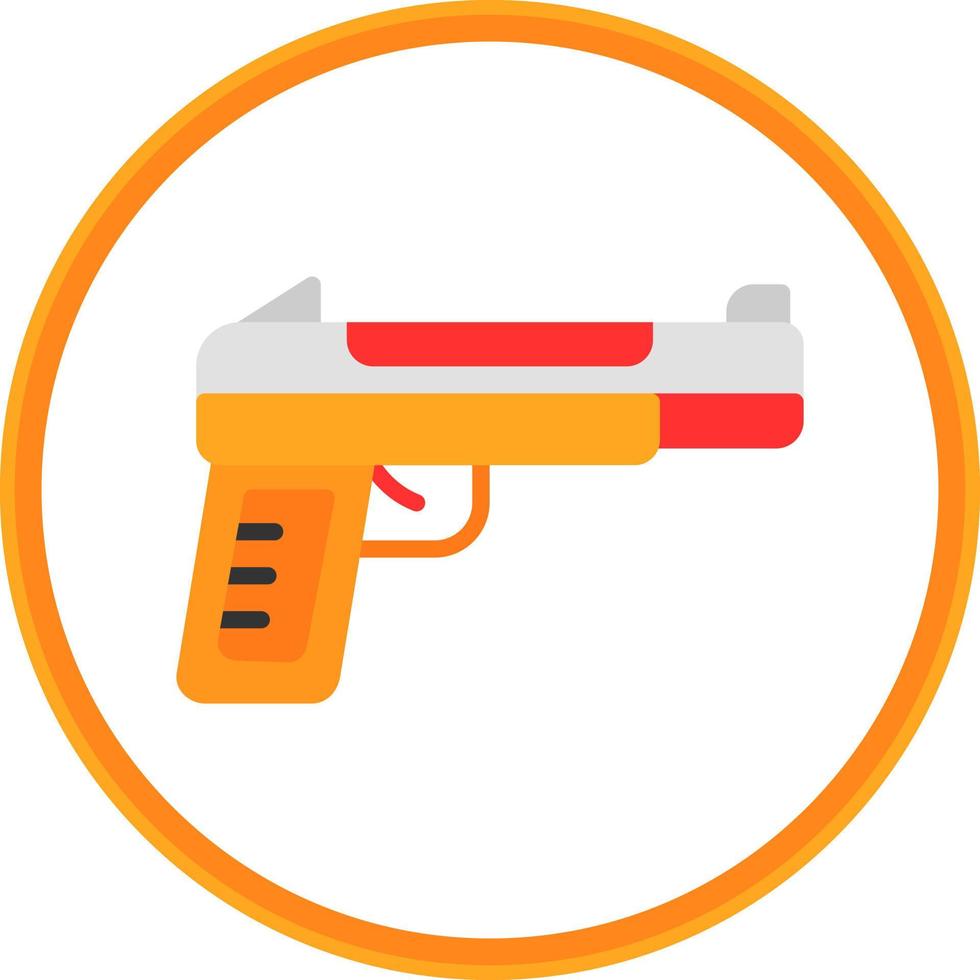 diseño de icono de vector de pistola