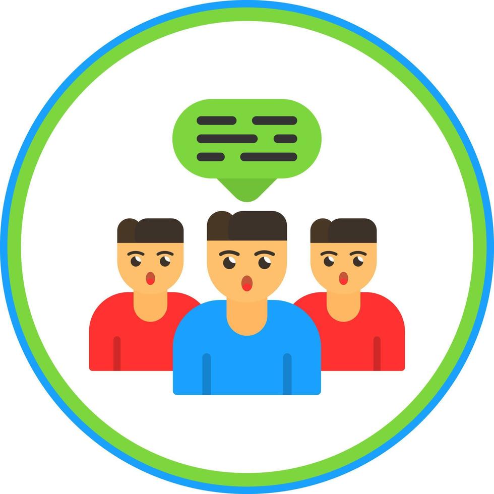 Discussion Vector Icon Design