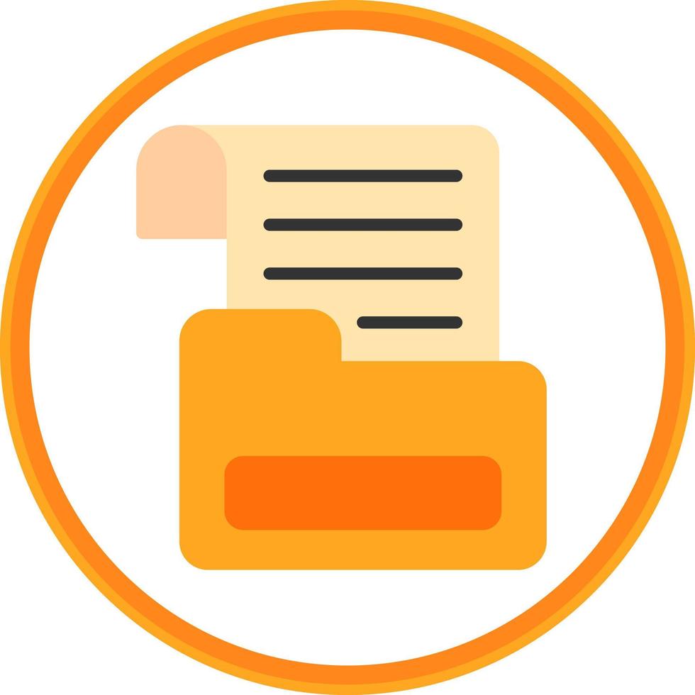 Dossier Vector Icon Design