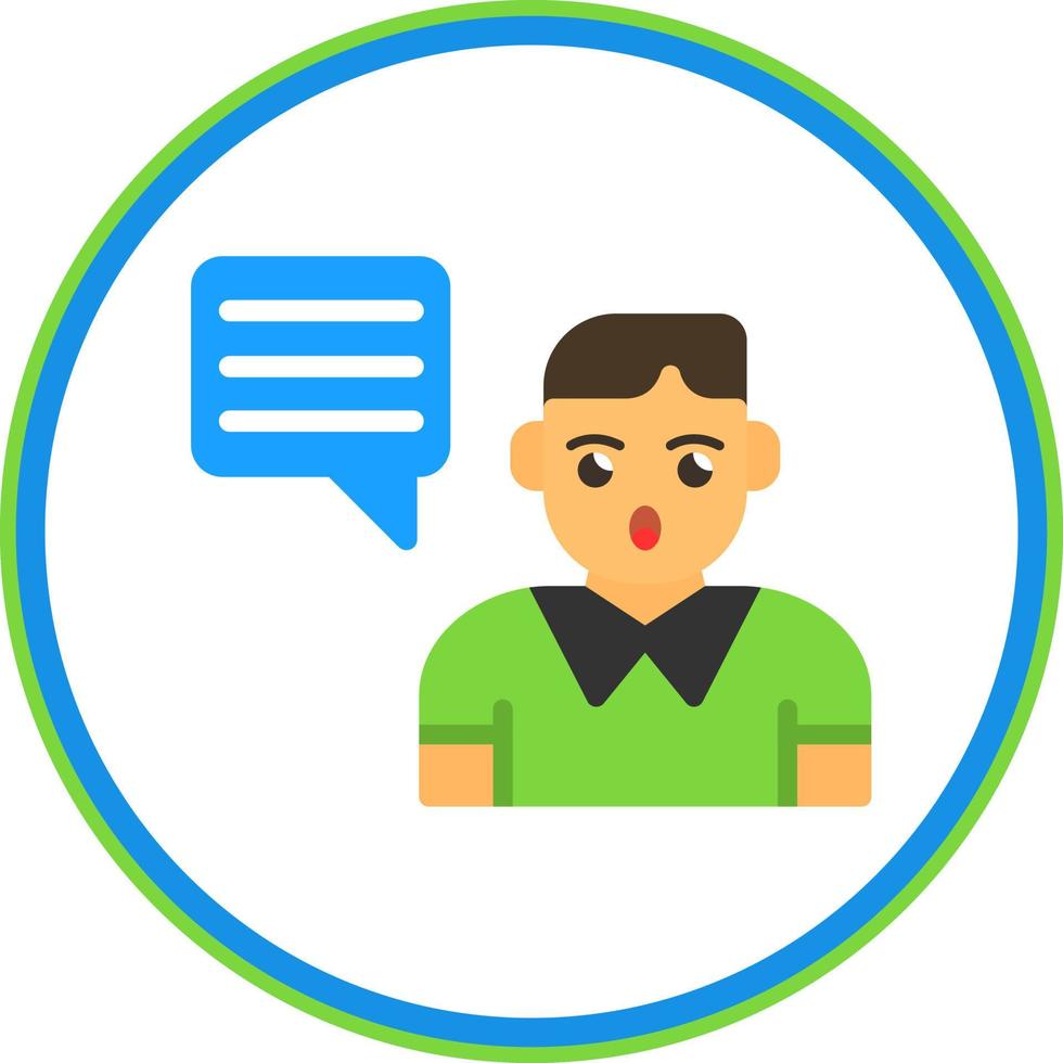 Conversation Vector Icon Design