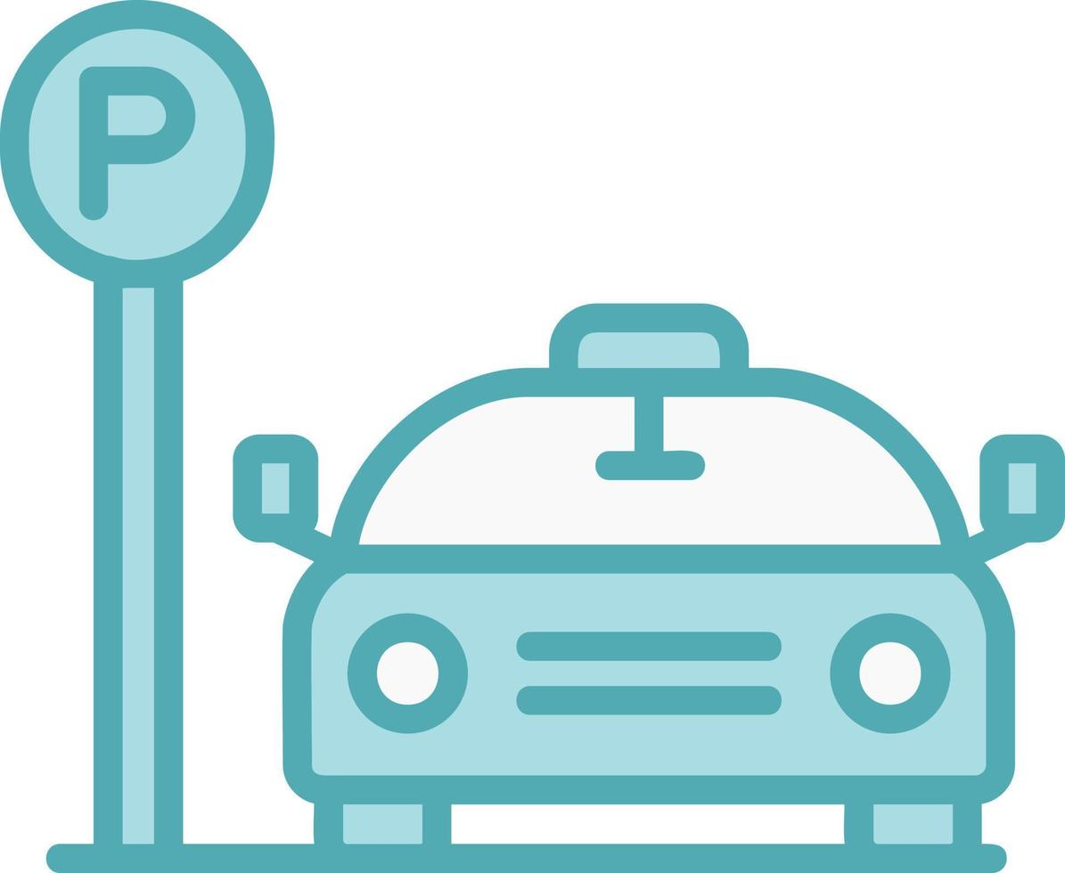 Parking Area Vector Icon