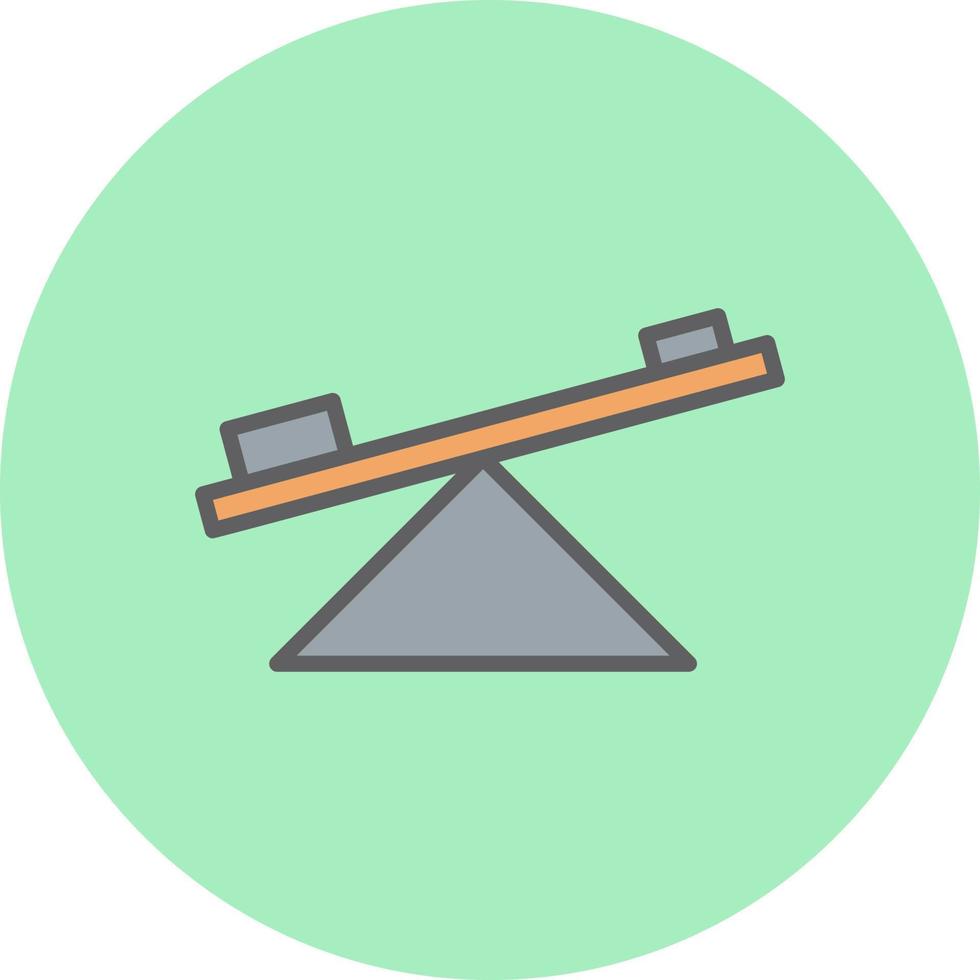 Seesaw Vector Icon