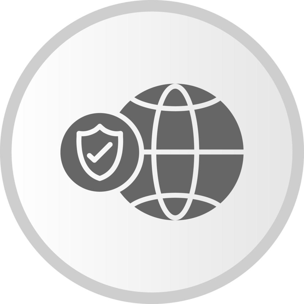 Global Security Vector Icon