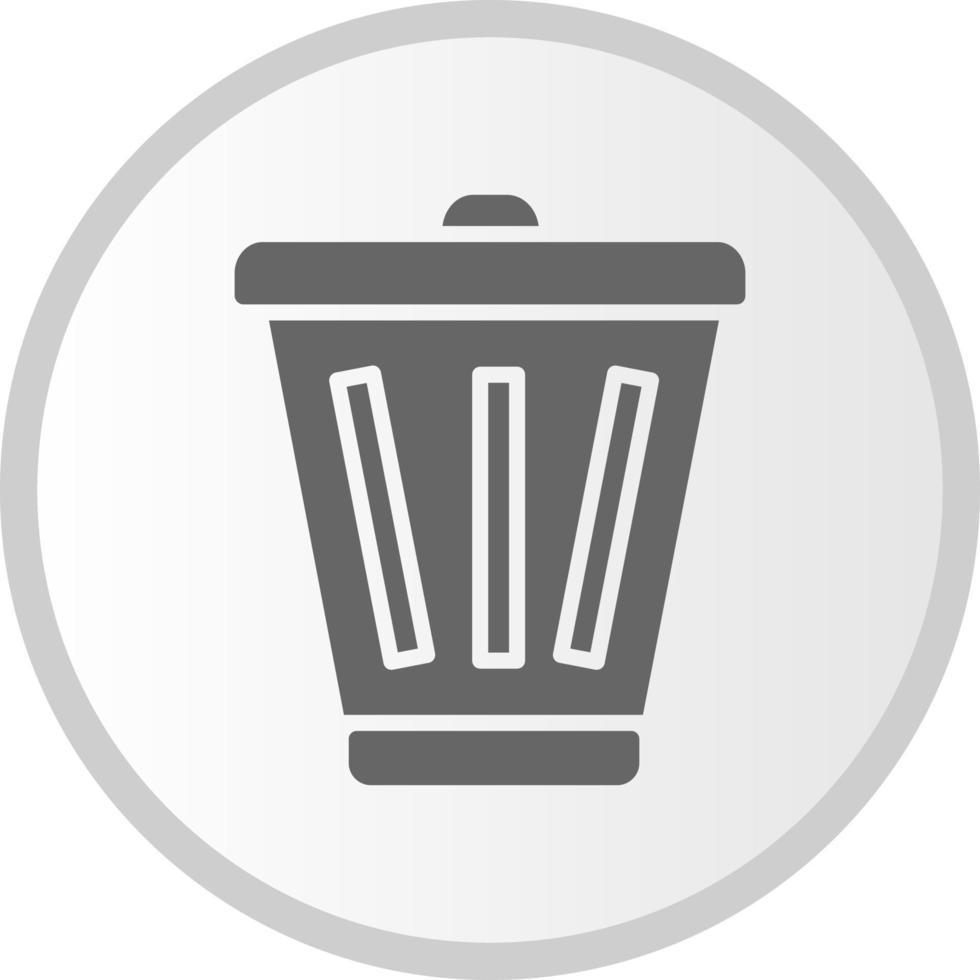 icono de vector de papelera de reciclaje