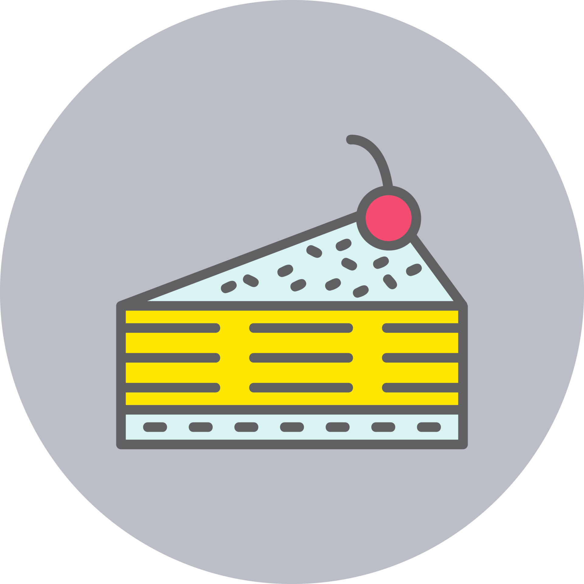 Cake Slice Vector Icon 16499351 Vector Art at Vecteezy