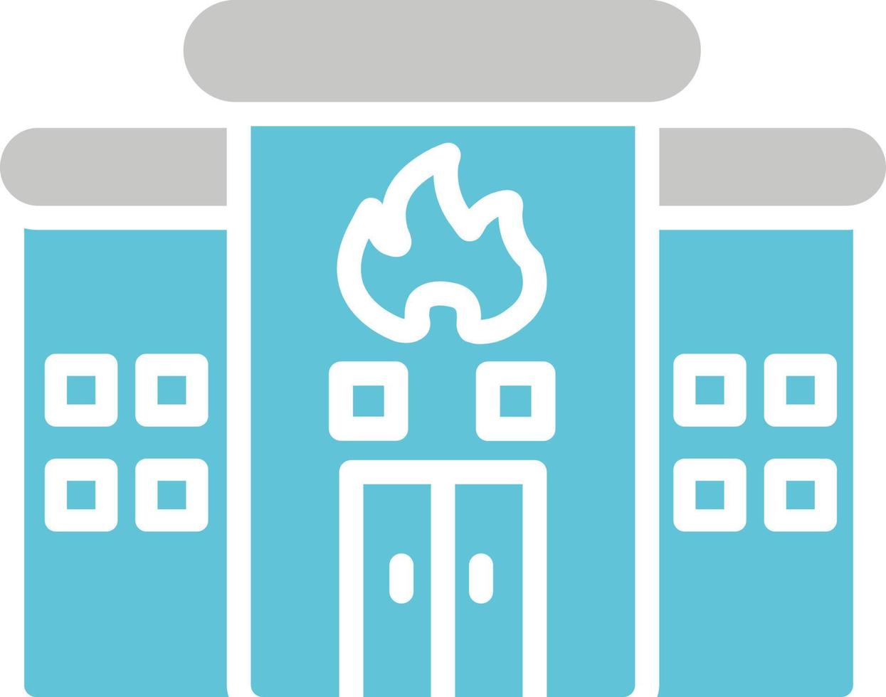 Fire Station Vector Icon