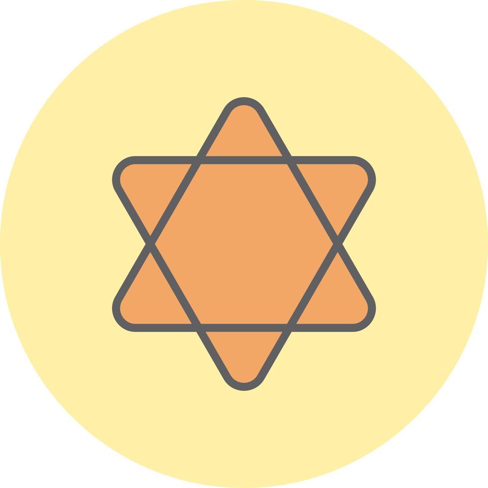 Hexagram Vector Icon