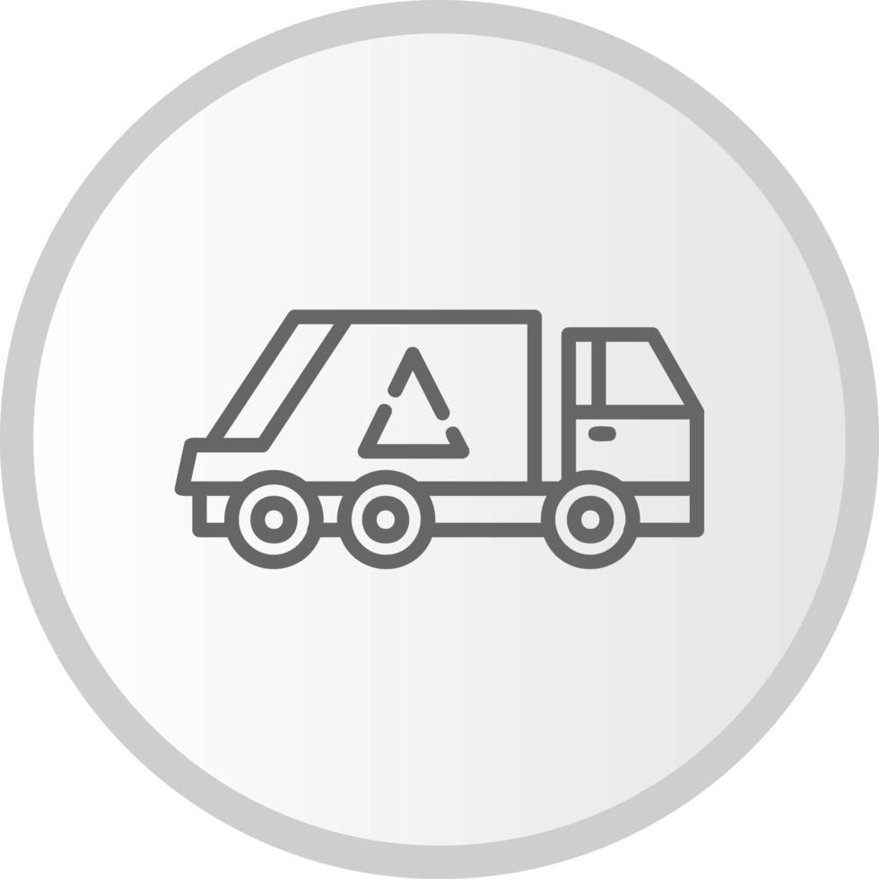 Trash Truck Vector Icon