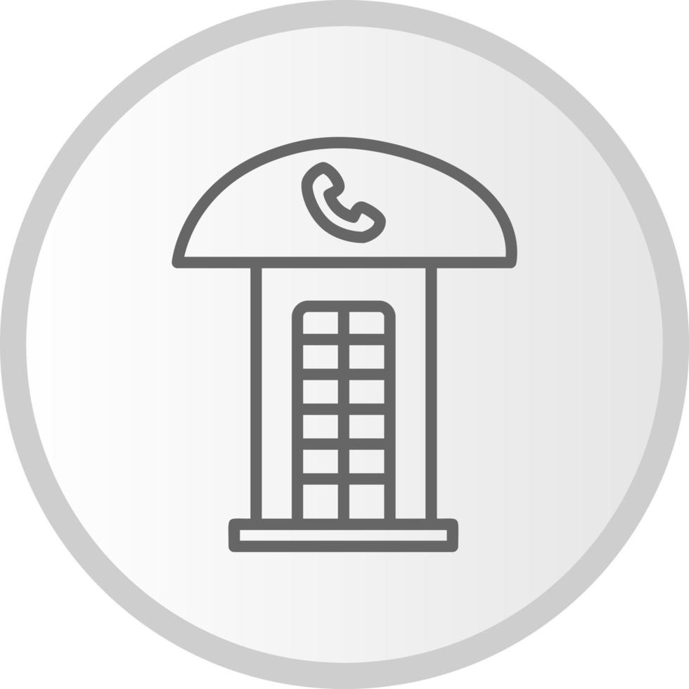 Phone Booth Vector Icon