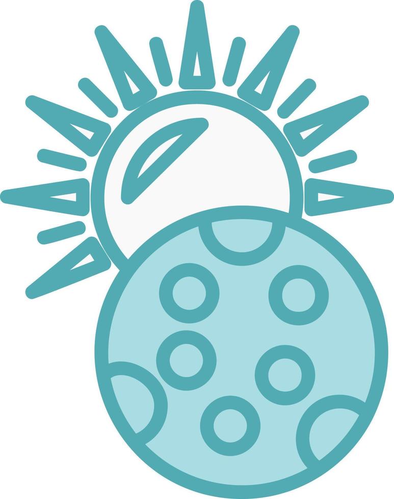 Moon and Sun Vector Icon