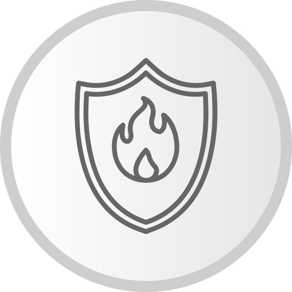 icono de vector de protección contra incendios