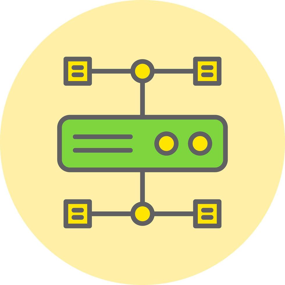 cluster computing Vector Icon