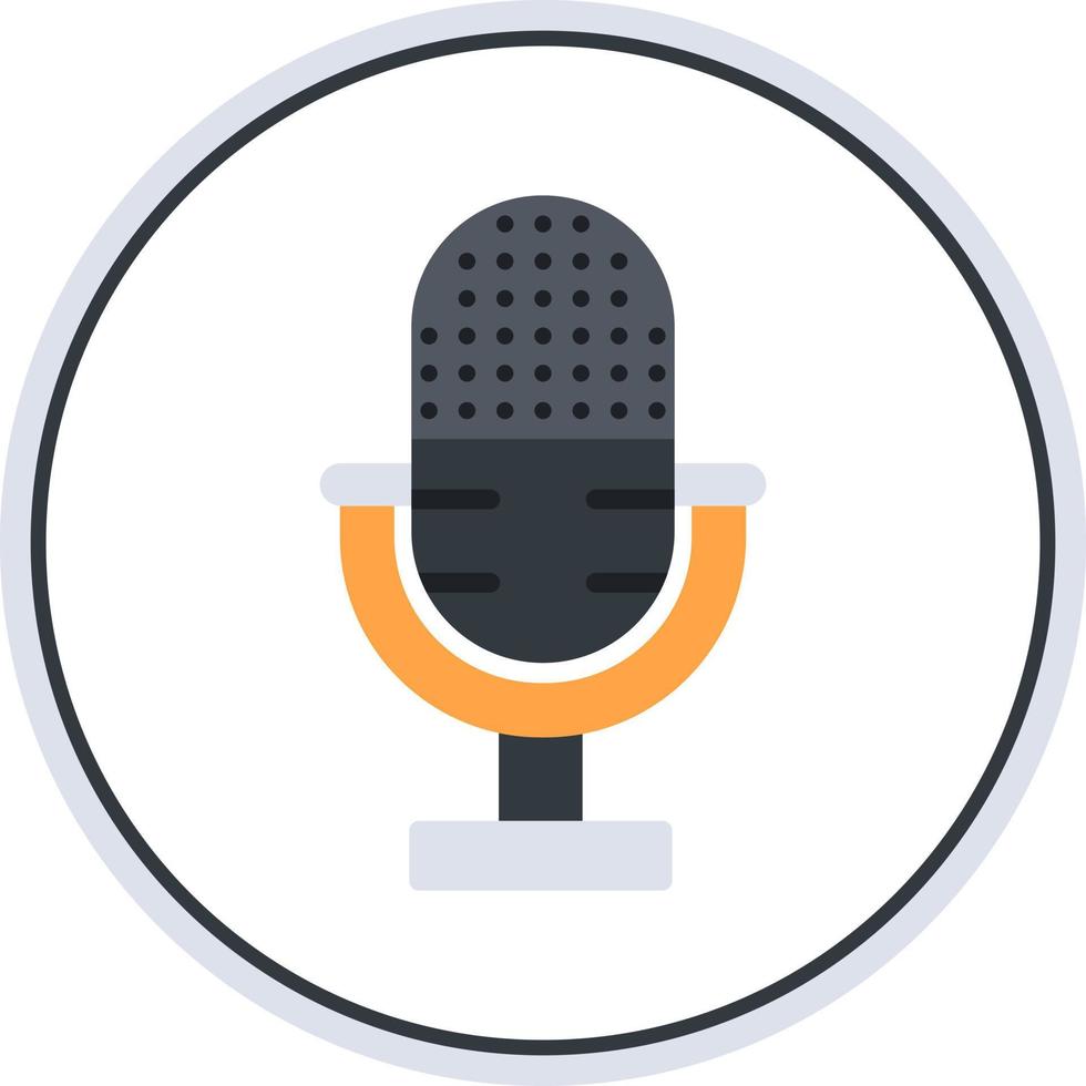 Record Vector Icon Design