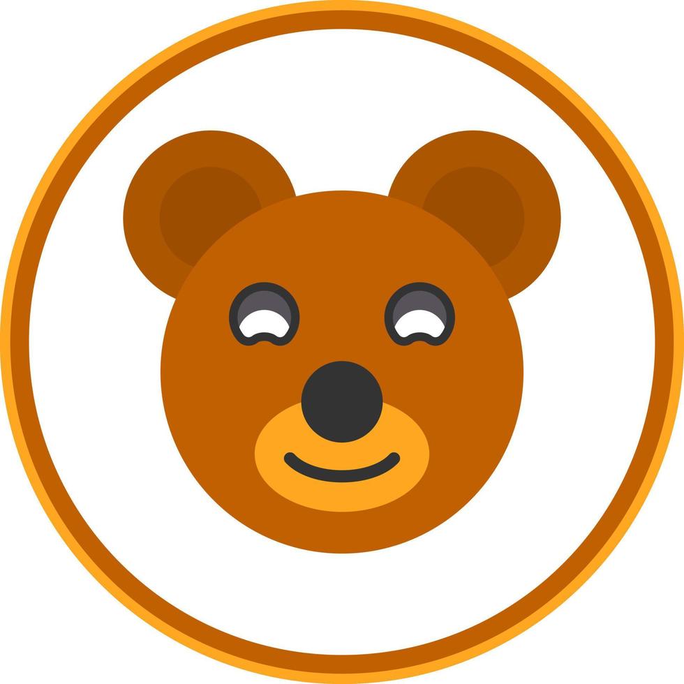 Teddy Bear Vector Icon Design