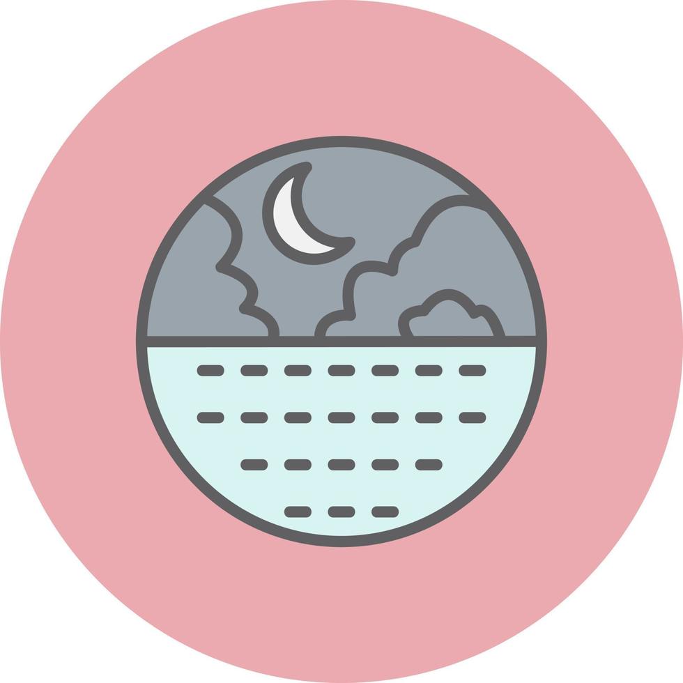 Crescent Vector Icon