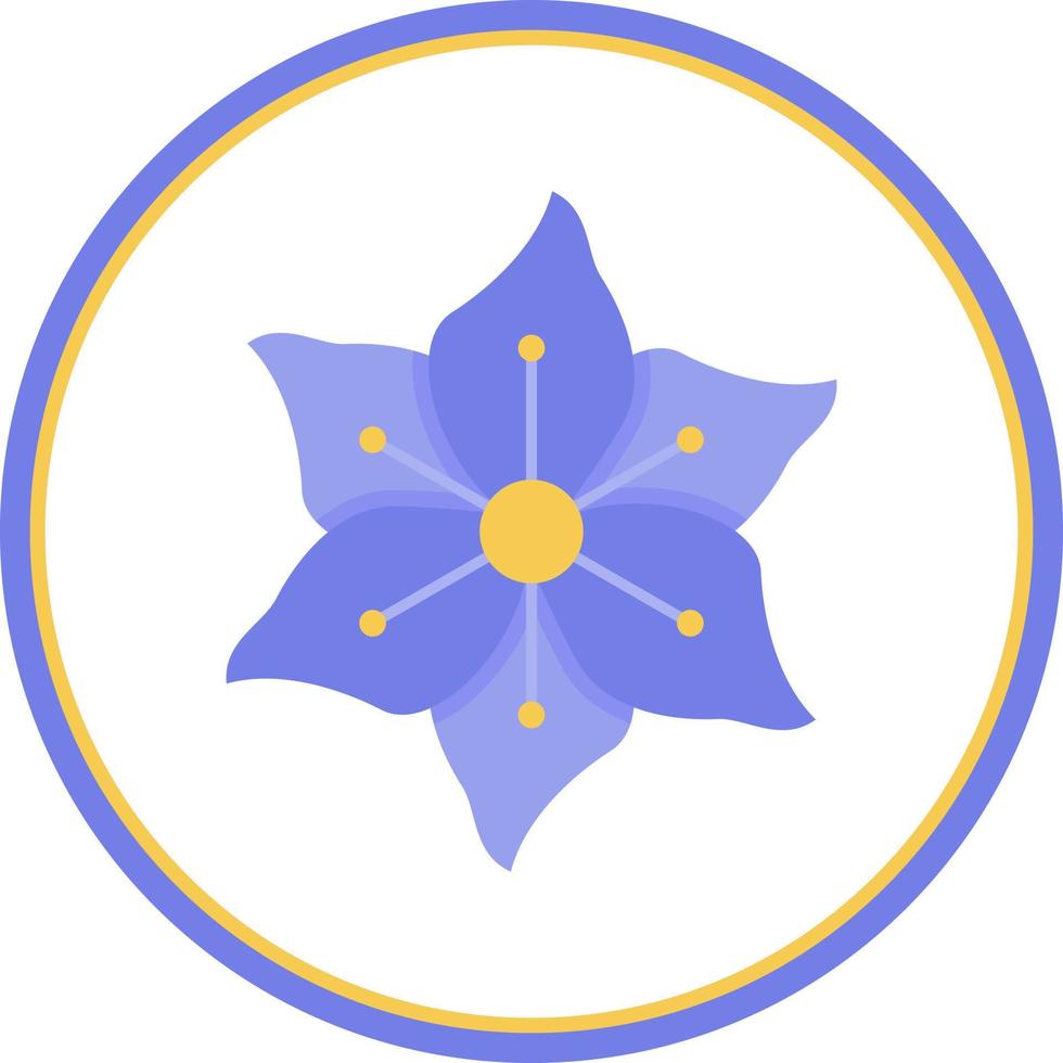 Gladiolus Vector Icon Design