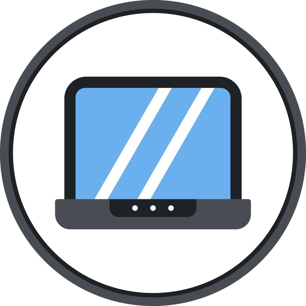 Laptop Vector Icon Design