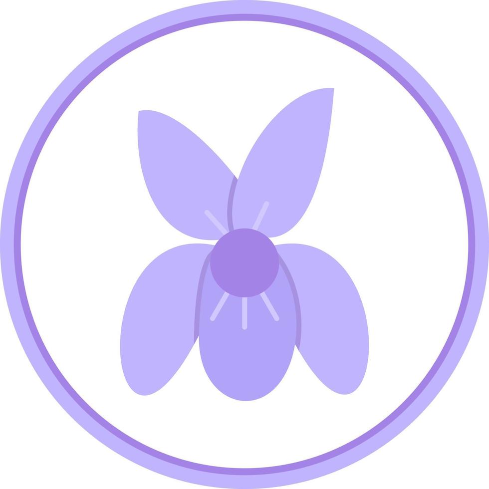 diseño de icono de vector violeta