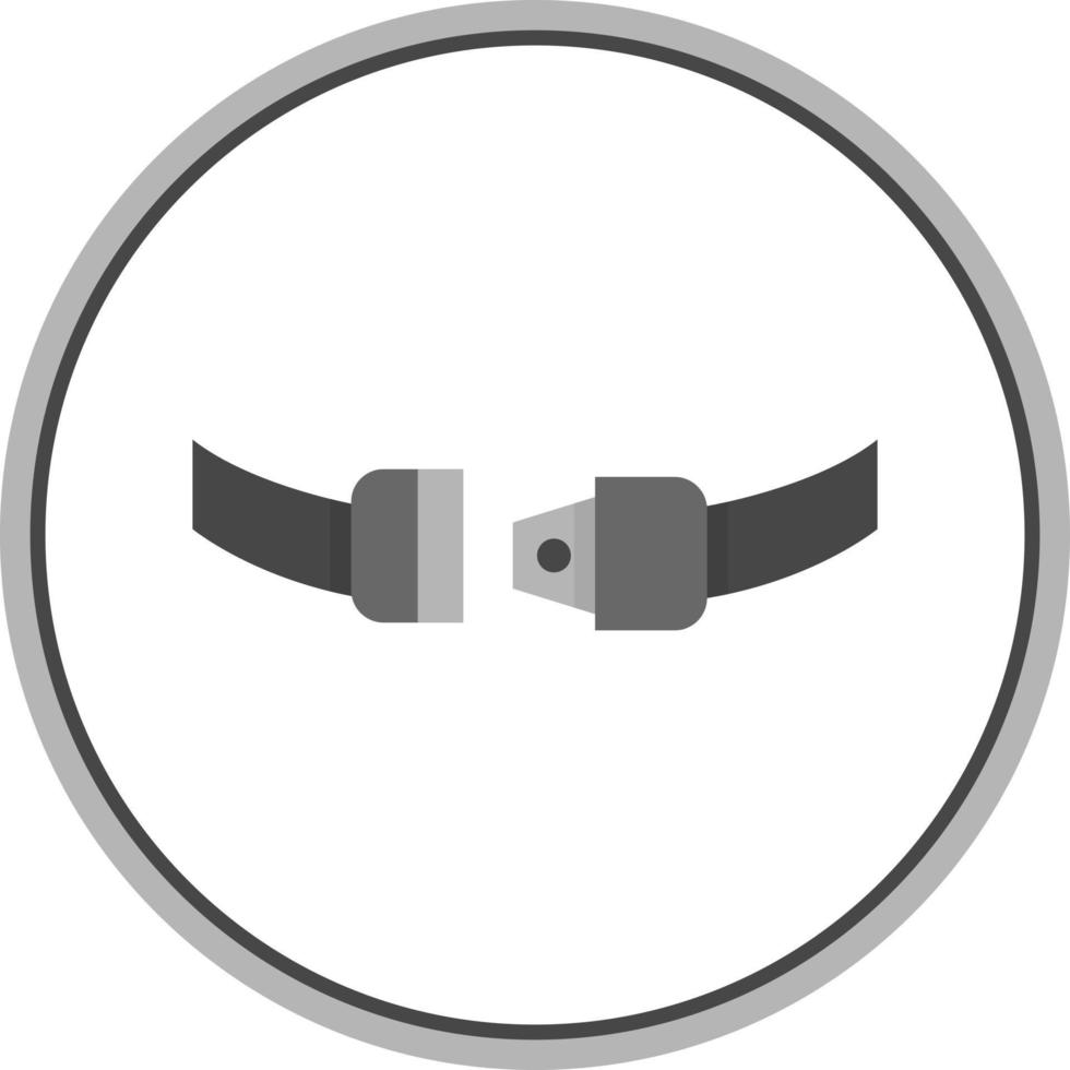 diseño de icono de vector de cinturón de seguridad