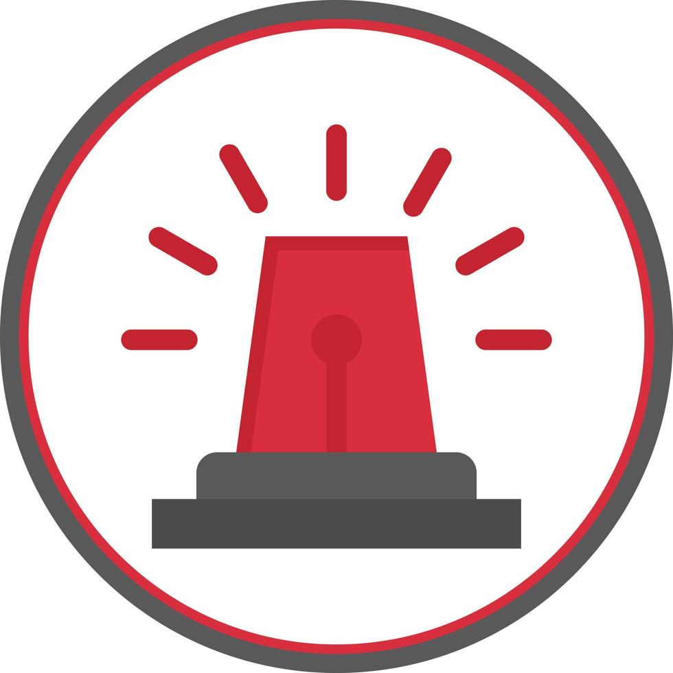 Security Alarm Vector Icon Design