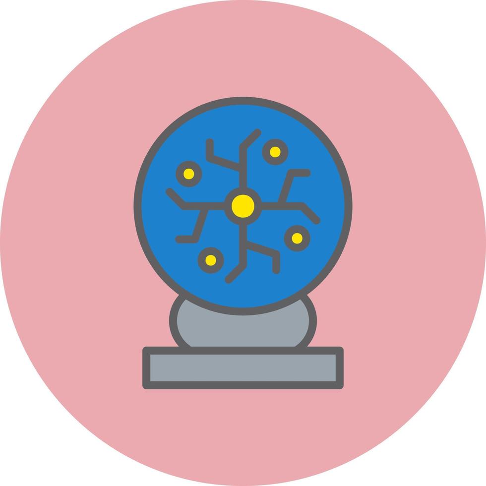 Plasma Ball Vector Icon