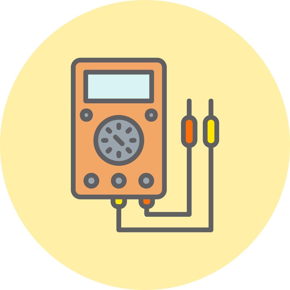 Voltmeter Vector Icon