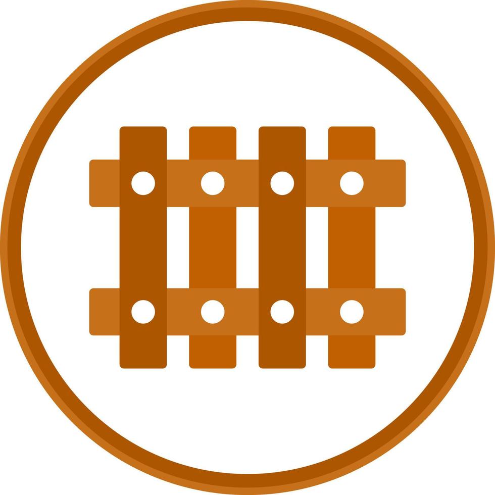 Fence Vector Icon Design