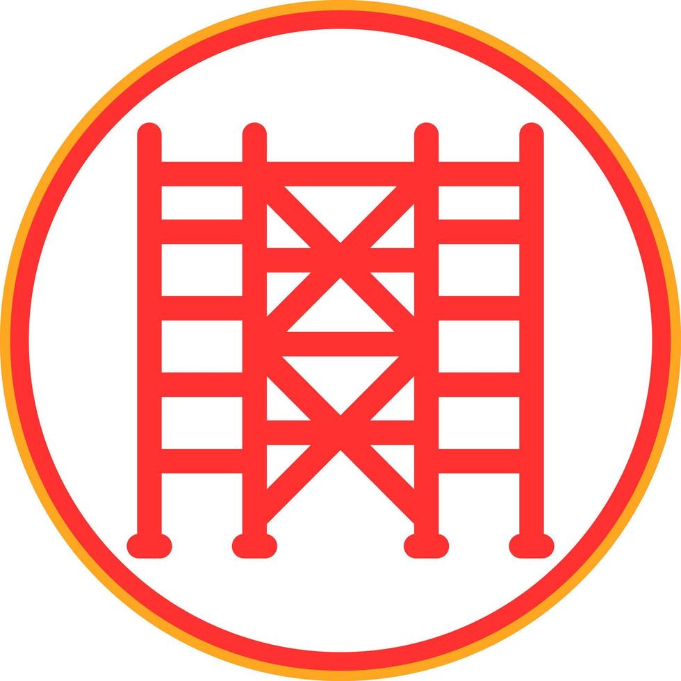 Scaffolding Vector Icon Design