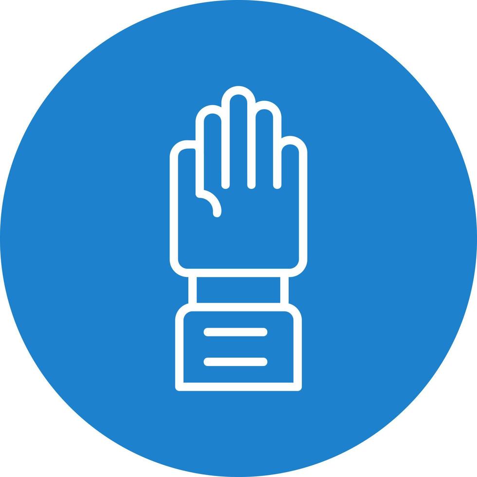 Raise Hand Vector Icon Design