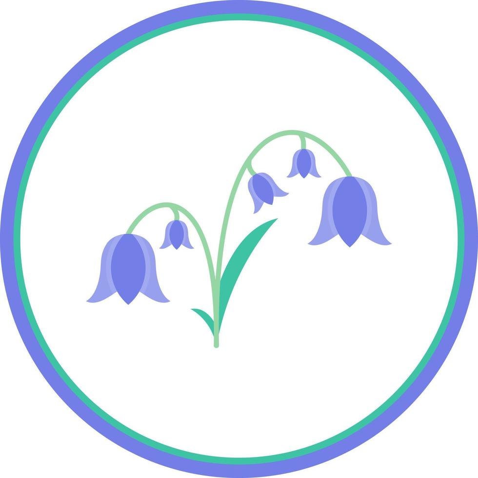 Bluebell Vector Icon Design