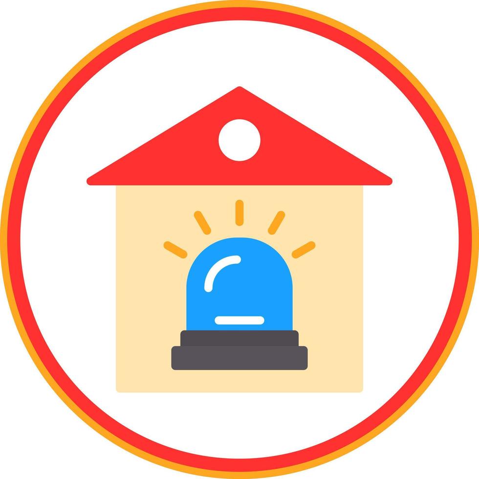 Security Alarm Vector Icon Design