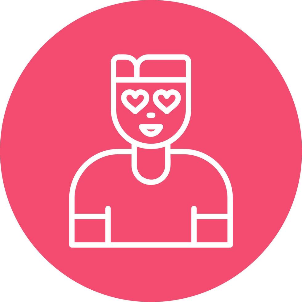 Fall In Love Vector Icon Design