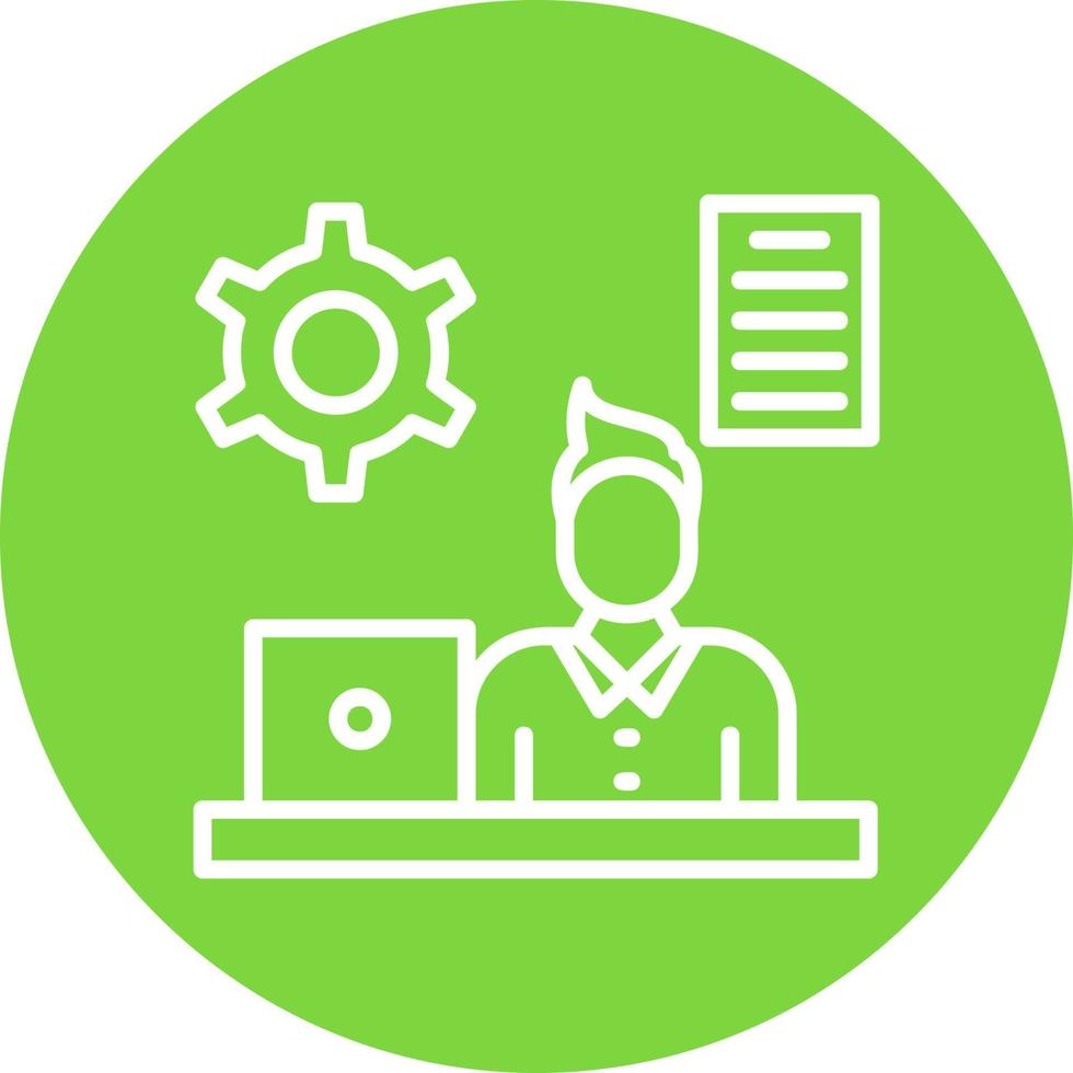 Multitasking Vector Icon Design
