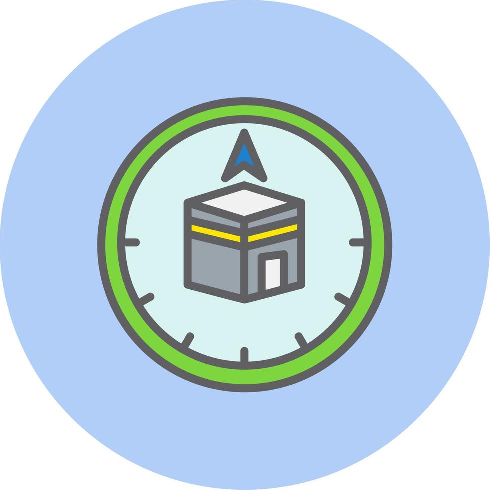 Qibla Vector Icon