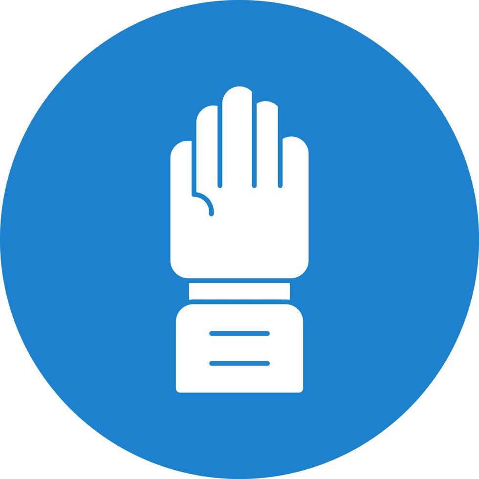 Raise Hand Vector Icon Design