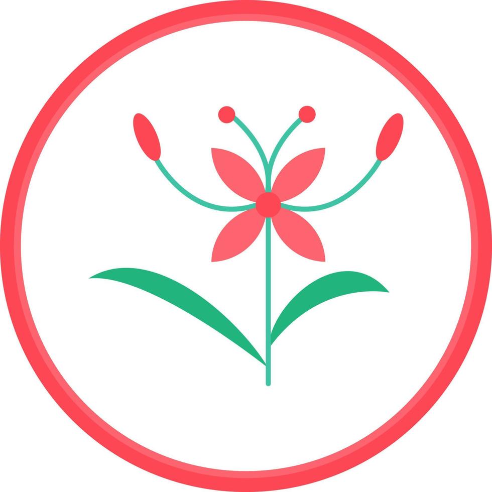 diseño de icono de vector de ixora