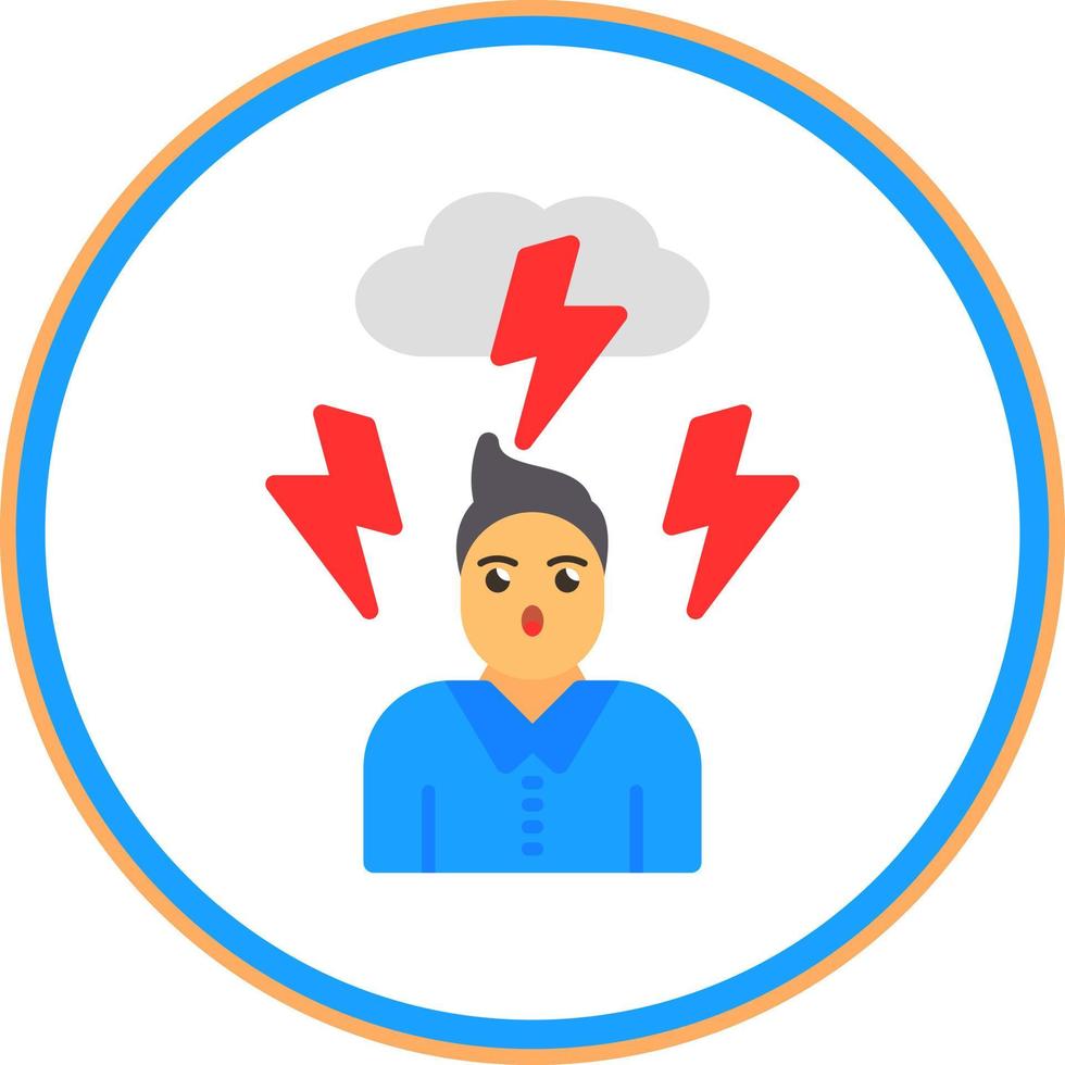 Stress Vector Icon Design