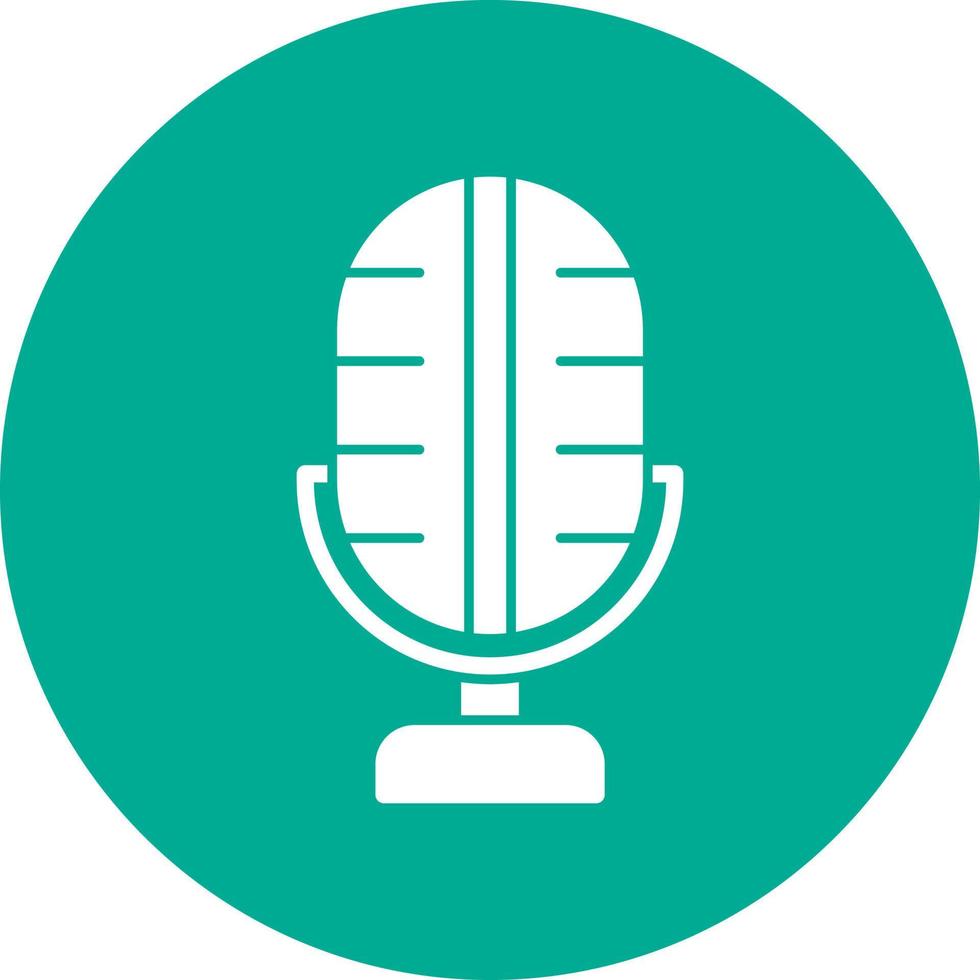 Mike Vector Icon Design